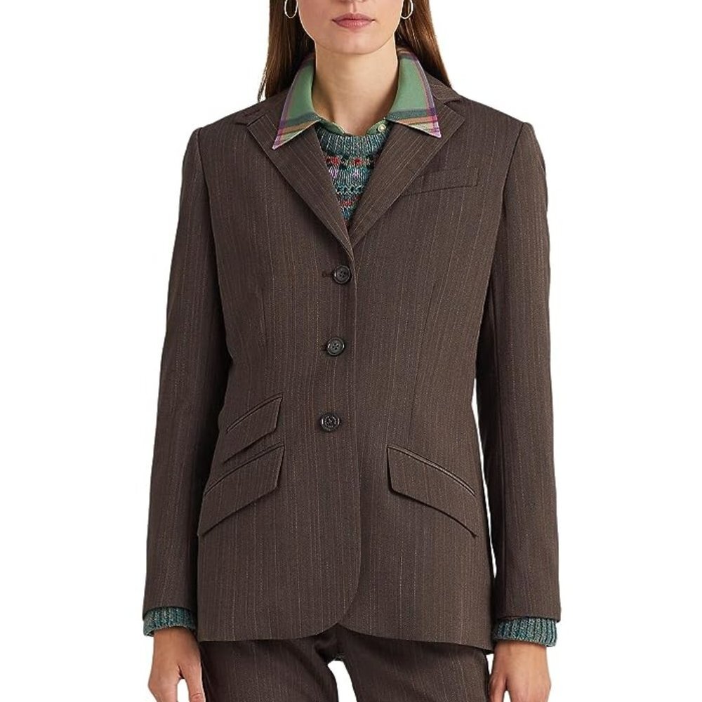 NWT Lauren Ralph Lauren Women's Herringbone Blazer